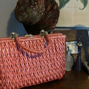 Vintage wicker purse